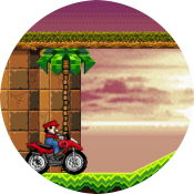 Марио квадроцикл в мире Соника