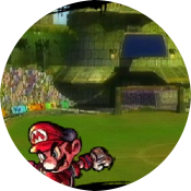 Марио набивает мяч